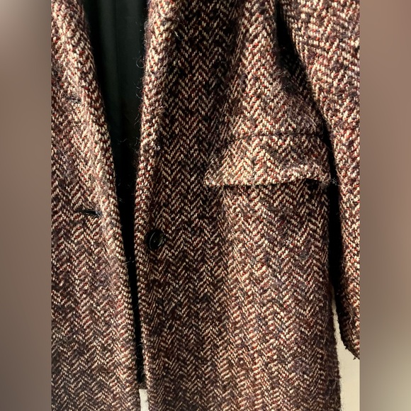 🇫🇷 CAROLL PARIS Tweed Peacoat - Picture 2 of 5
